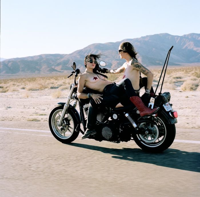 Girls on a motorcycle in Ajmer